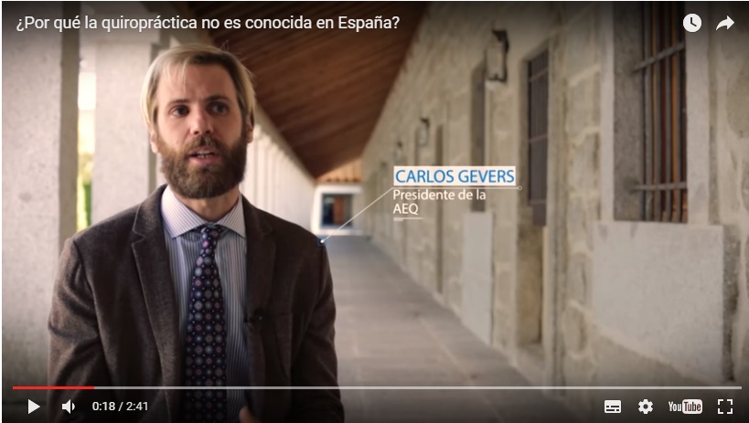 ¿Por qué no es conocida la quiropráctica en España?